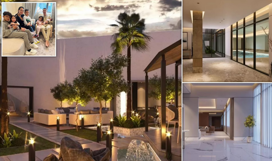 Роналдо ще живее в невиждан лукс в Саудитска Арабия, мести се без едно от децата си