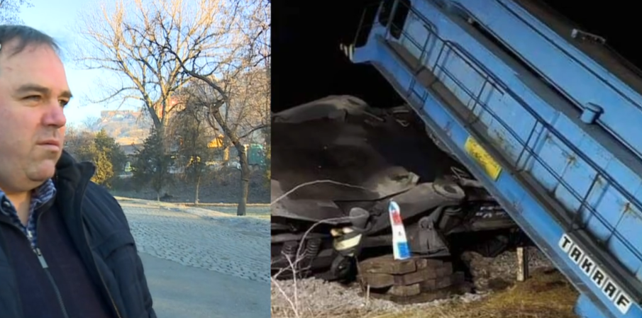 СИГНАЛ ЗА ИНЦИДЕНТ: Български кран се е наклонил на една страна при изтеглянето на цистерните в Пирот