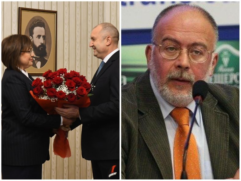 Социологът Кольо Колев: Букетът с рози може да се окаже ритник за Нинова, тя пък преигра с бонбоните „Мерси“