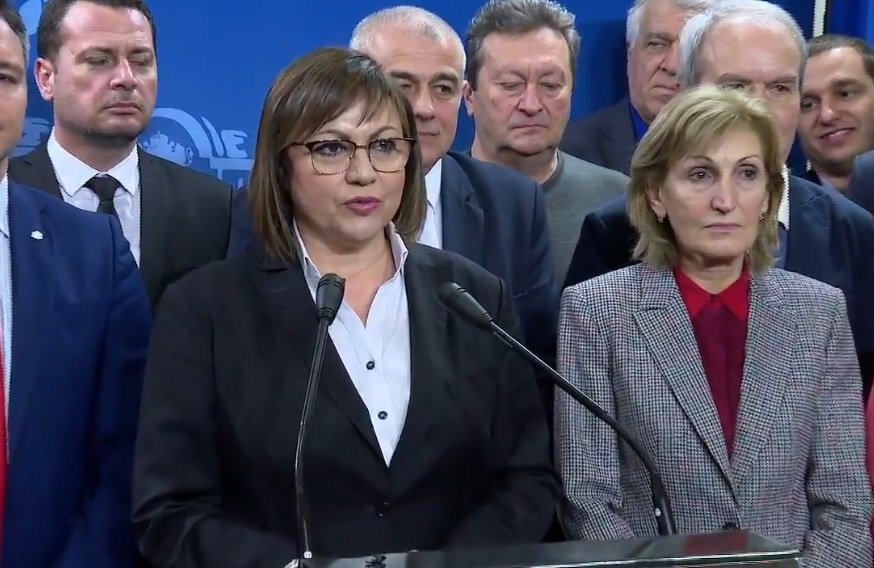 ПЪРВО В ПИК! Нинова връща в понеделник неизпълнен мандата на Радев (ВИДЕО)