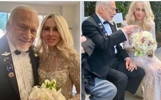 Вторият човек, стъпил на Луната, се ожени на 93 години