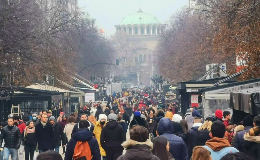 СТОЛИЧАНИ В ПОВЕЧЕ: Всеки пети българин живее в София
