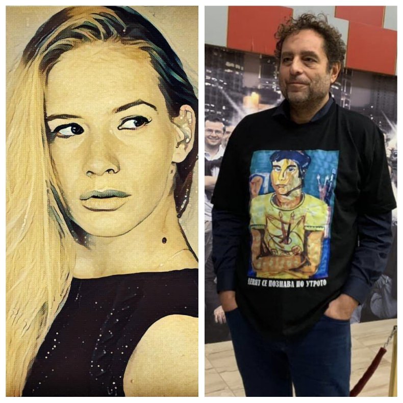 Колежка събрала актрисата Стефания Кочева с Тео Ушев