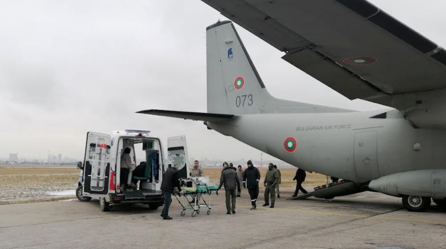 ВВС успешно транспортираха дете, нуждаещо се от спешна медицинска помощ