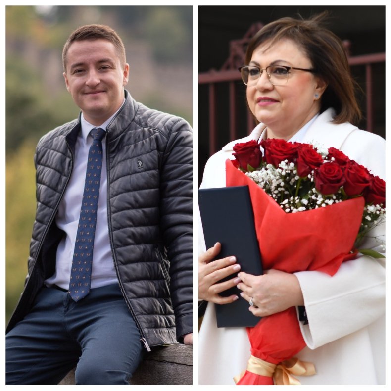 Явор Божанков чете морал на Нинова - накоха я заради срещата й с Борисов и извади партийна тайна за оръжието за Украйна