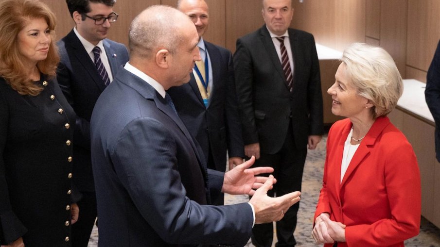 Радев коментира идеята на Фон дер Лайен ЕК да ни даде техническо оборудване за границата с Турция