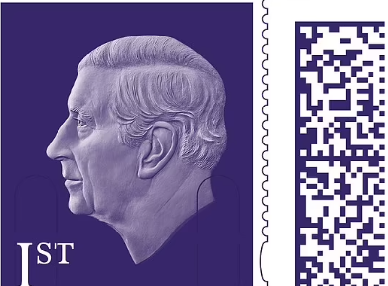 Британската кралска поща показа новата марка с лика на крал Чарлз III