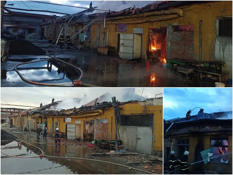 Пожарът в пловдивския затвор: 6 пожарни загасиха пламъците, извършват оглед