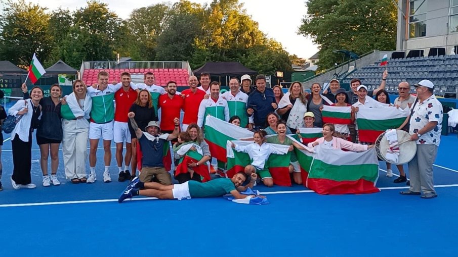 ИСТОРИЧЕСКО! Българският тенис ликува - смазахме Нова Зеландия и сме в група I за Купа Дейвис (СНИМКИ/ВИДЕО)