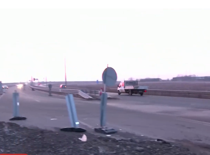 Шофьори сигнализират за опасен участък на Северната тангента в София