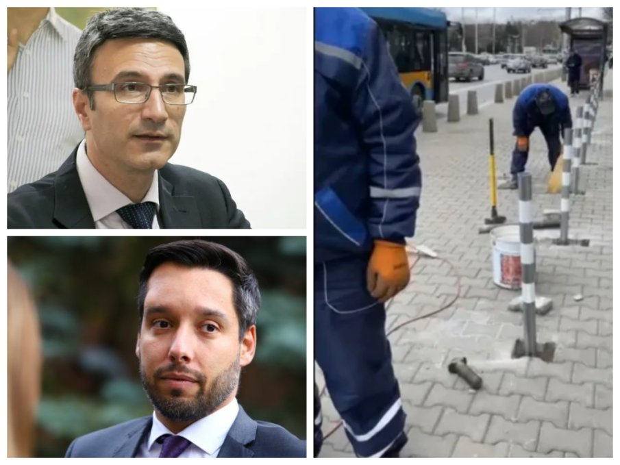 СКАНДАЛНО: Разбиха новия тротоар на Цариградско по нареждане на Борис ...
