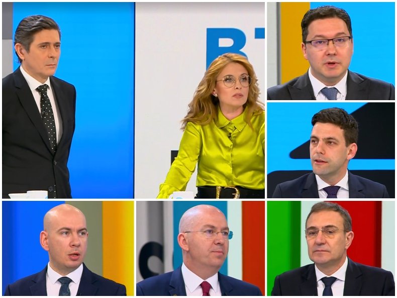 ЖЕГА В ЕФИРА: Кандидат-депутати се хванаха за гушите, Виктор Николаев ги озаптява: Млъкнете малко!