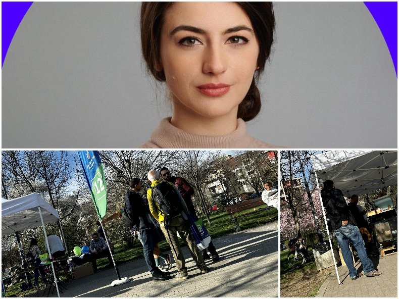 САМО В ПИК! Лена се черви от срам - ПП-ДБ вързаха тенекия на избирателите си, десетина привърженици пият излъгани безплатно кафе (СНИМКИ)