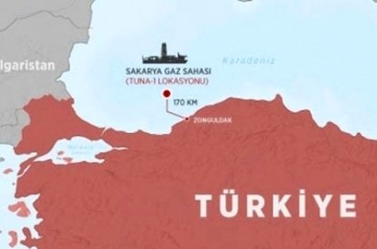Турция пуска газа от огромното находище Сакария в Черно море