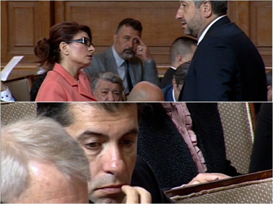 ГОРЕЩО В ПИК! Христо Иванов май е сбъркал парламентарната група - удари го на сладки приказки с Деси Атанасова. А в същото време Кирил Петков... (СНИМКИ)