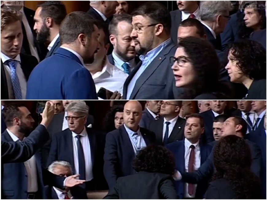 ЕКШЪН В ПИК! Жесток скандал между Възраждане и ПП-ДБ (СНИМКИ/ВИДЕО)