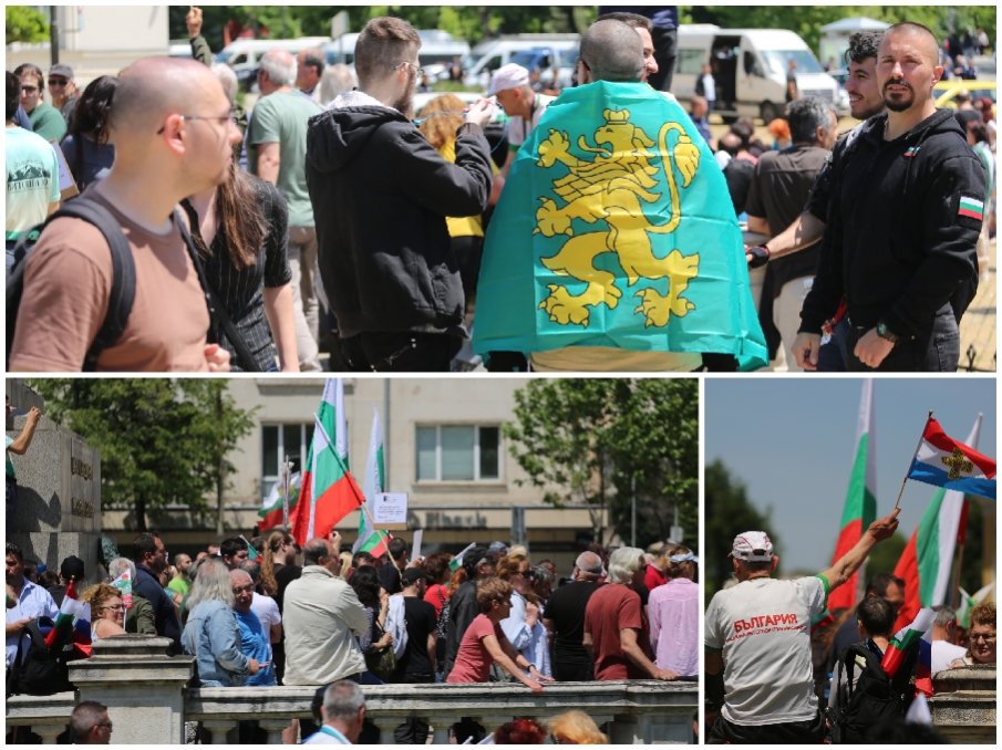 ЕКШЪН В ПИК TV! Протест на Възраждане“ пред парламента срещу уйдурмата между ГЕРБ и ПП-ДБ (ВИДЕО/СНИМКИ/ОБНОВЕНА)