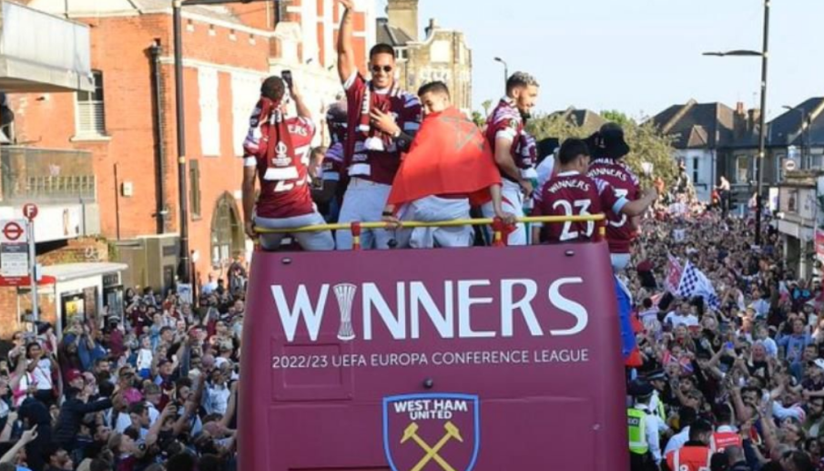 Луда радост в Лондон след трофея на Уест Хем