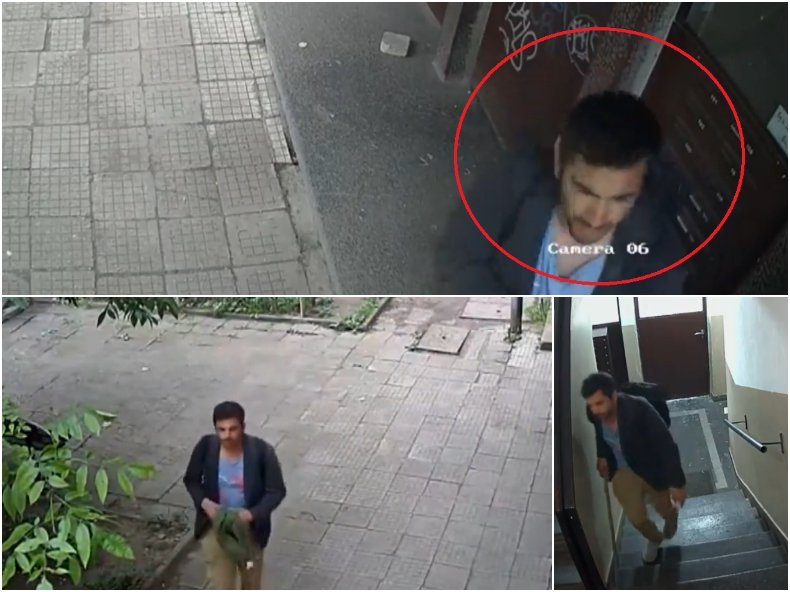 ПОЗНАВАТЕ ЛИ ГО? Мъж разби с камък входната врата на блок в София