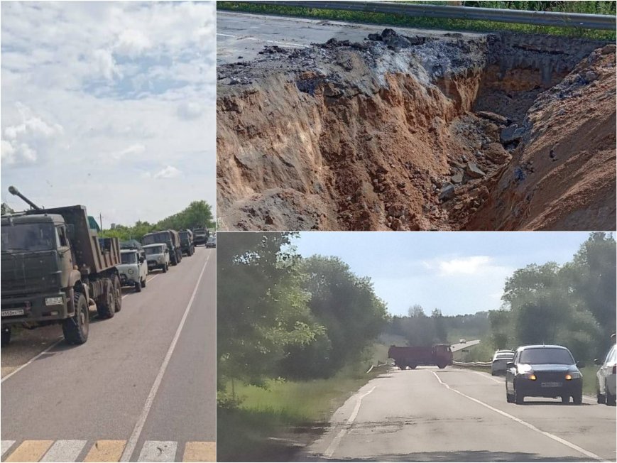 ИЗВЪНРЕДНО В ПИК! Край Москва е страшно - рушат магистрали, камиони блокираха входовете на града (СНИМКИ/ВИДЕО)