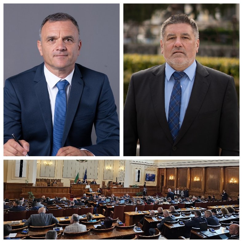 ШОУ В ПИК: Депутати на Бойко си дърпат ушите пред парламента (ПАПАРАШКА СНИМКА)