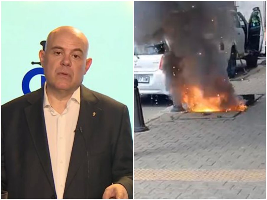 САМО В ПИК! Вижте как гори шахтата, от която спряха тока на Гешев (УНИКАЛНО ВИДЕО)