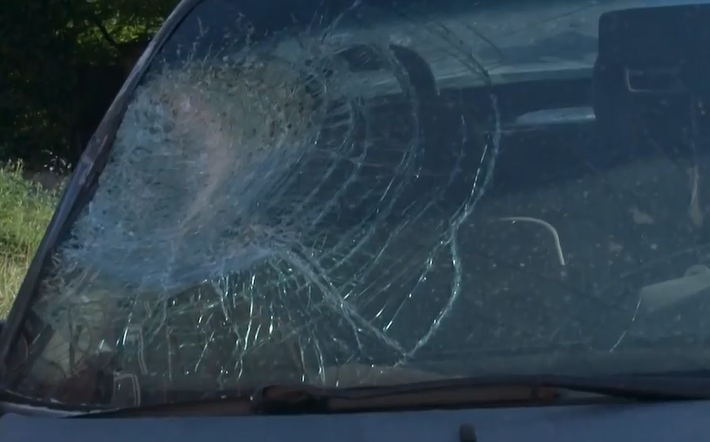 Жена безчинства в блок насред Бобов дол