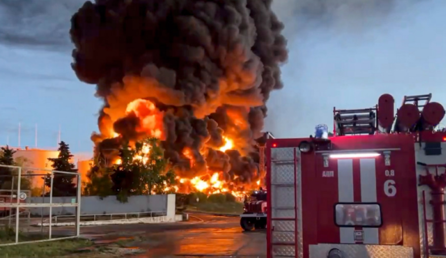 Ударен е склад за боеприпаси в Крим