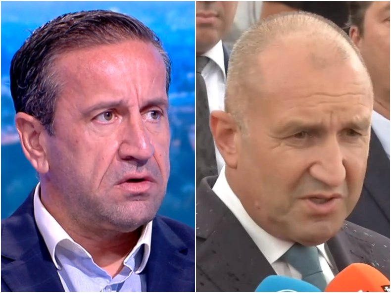 Харизанов скочи на Радев: Кои сте вие, кои сме ние?! Трябва да обвини себе си, че държавата е слаба, а мафията силна. Всички назначения на шефове на служби са негови