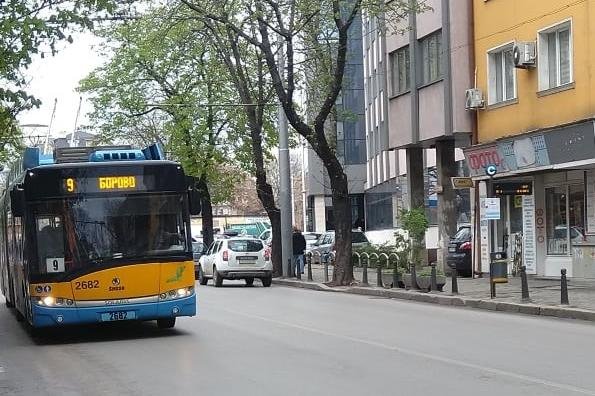 Временно се променя маршрутът на тролей 9