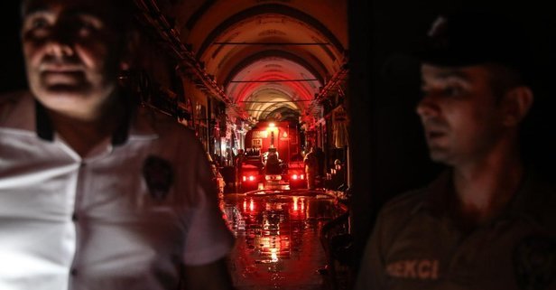 Пожар на историческия пазар Капалъ чарши (ВИДЕО)