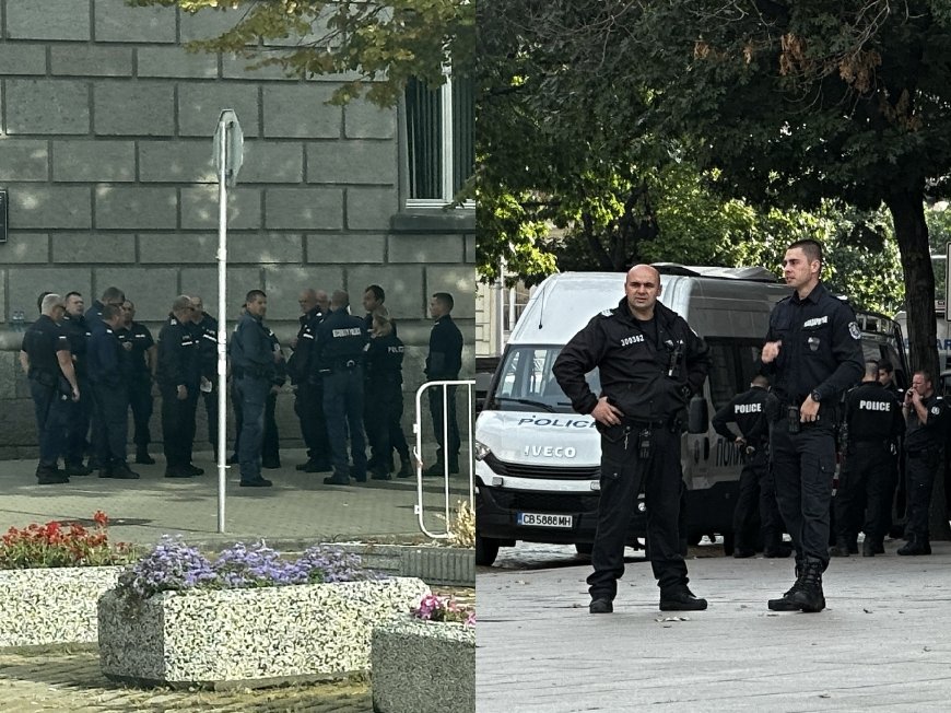 САМО В ПИК! В Триъгълника на властта се стягат за протест - разположиха полицаи на всеки ъгъл (СНИМКИ)