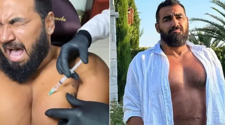 Азис си сложи ботокс в гърдите