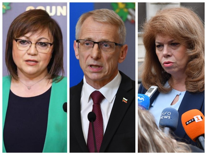 Нинова скастри вицето на Радев и Денков: И на празника ли намерихте да се карате за порциите във властта?