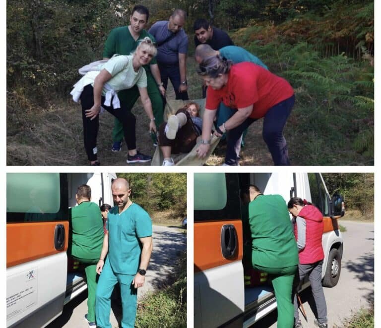 Габровски лекар и шофьор на линейка влязоха в гора с носилка и извървяха 4 км, за да помогнат на пострадала туристка