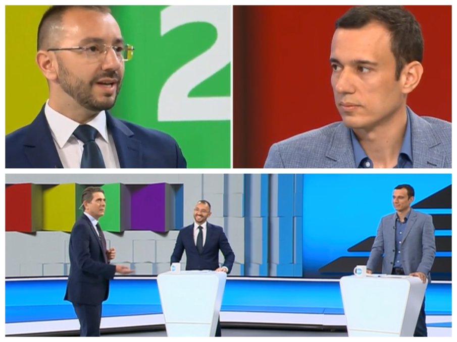 ДЕБАТЪТ НА ФАВОРИТИТЕ: Антон Хекимян заподозря Васил Терзиев в лицемерие и го разби за червената и синята зона. Вие не сте монарх, захапа го опонентът (ОБНОВЕНА)