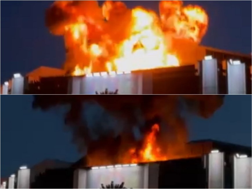 ИЗВЪНРЕДНО В ПИК TV! Експлозия на покрива на НДК (ВИДЕО/СНИМКИ)