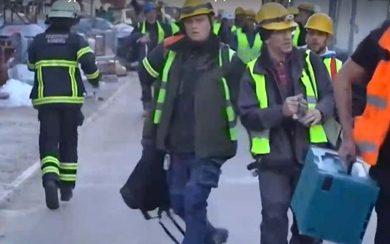 Пети строителен работник почина в болница след инцидента в Хамбург