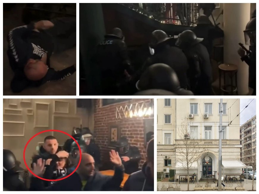 Кой заповяда този БРУТАЛЕН ЕКШЪН със ЗВЕРСКИ полицейски бой над мирни граждани в столичен бар? (ВИДЕО)