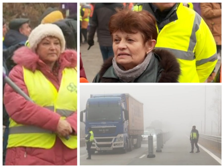 Протестът на служители на АПИ затвори АМ Хемус в участъка на Топли дол