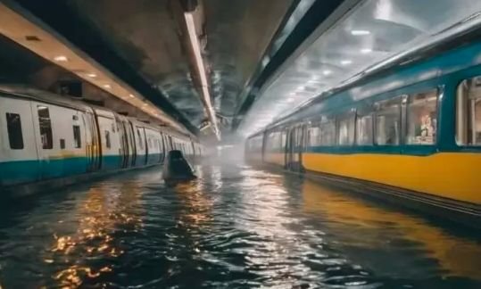 Тунелите на киевското метро се пропукаха, вода заля шест станции и ги затвори за неопределен срок