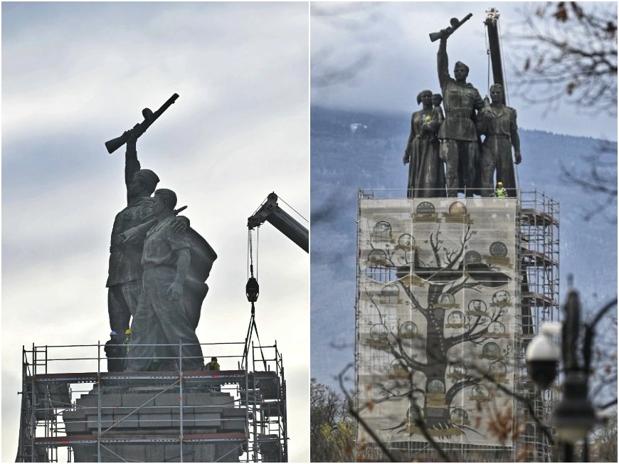 Министърът на културата Кръстю Кръстев: Трябва да се намери място в Музея на социалистическото изкуство за елементите от Паметника на съветската армия