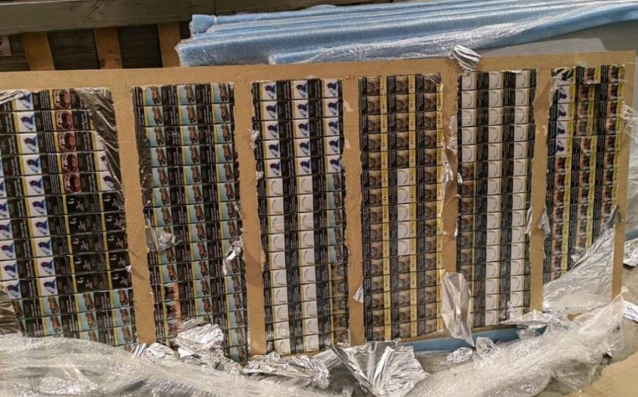 Над 200 000 къса цигари хванаха на Лесово