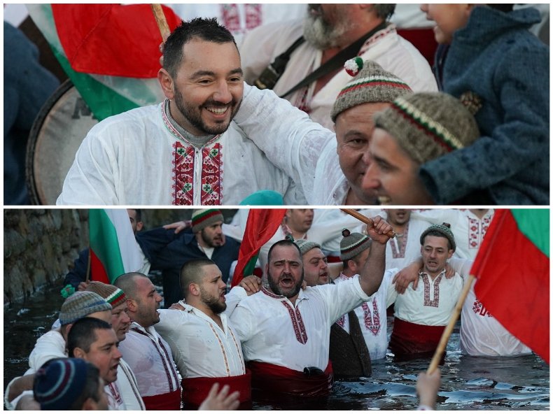 МЪЖ, АМА ДО ВРЕМЕ: Хекимян забрави за леденото хоро в Тунджа