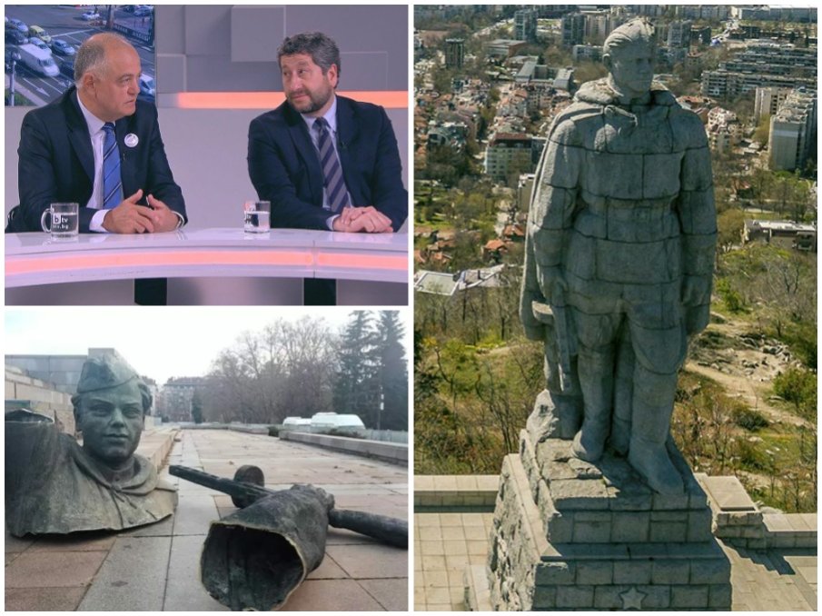 СЛЕД РАЗЧЛЕНЯВАНЕТО НА ПАМЕТНИКА НА СЪВЕТСКАТА АРМИЯ: Хората на ген. Атанасов напират и за главата на Альоша в Пловдив