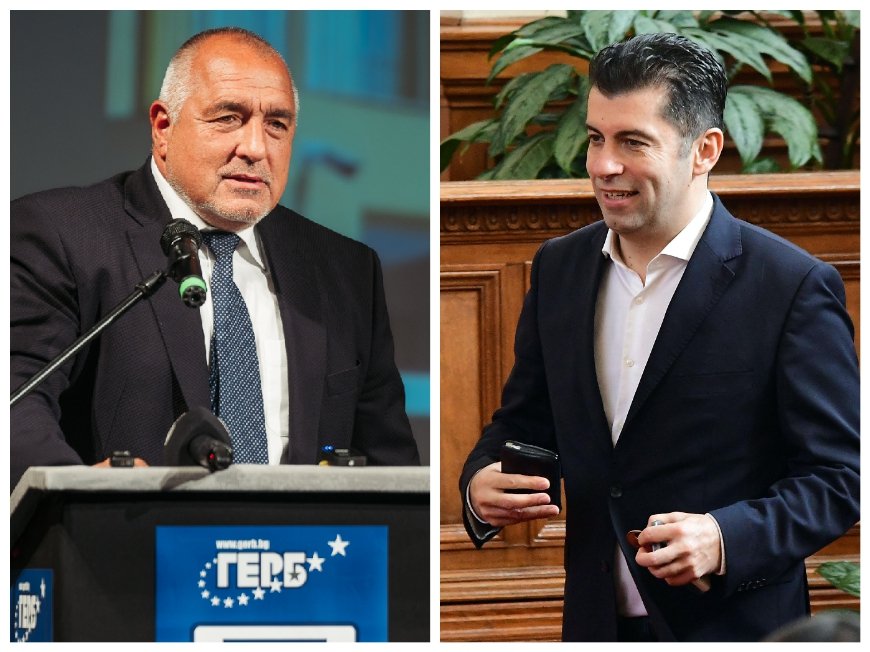 ГОРЕЩО ПРОУЧВАНЕ НА ТРЕНД: ГЕРБ-СДС дърпа на ППДБ с над 9% на вота. Борисов грабва 24.9% от гласовете срещу 15.5% за партията на Кирил Петков