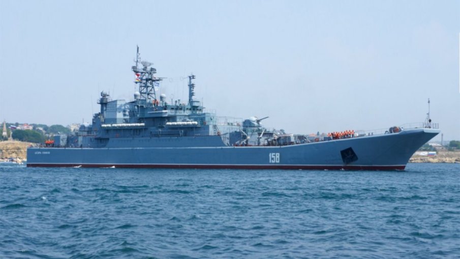 Пореден руски боен кораб отиде на дъното на Черно море