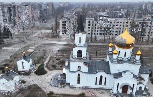 БОЖИЕ ЧУДО! Храмът в Авдеевка остана цял и невредим след месеци на бомбардировки и обстрели БОЖИЕ ЧУДО! Храмът в Авдеевка остана цял и невредим след месеци на бомбардировки и обстрели