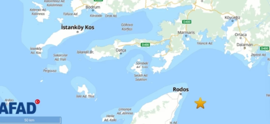 Силно земетресение стресна Родос и курортите