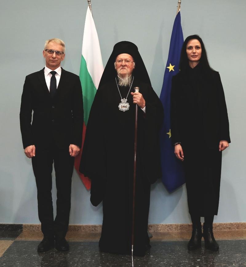 Денков и Габриел се срещнаха с Вселенския патриарх Вартоломей